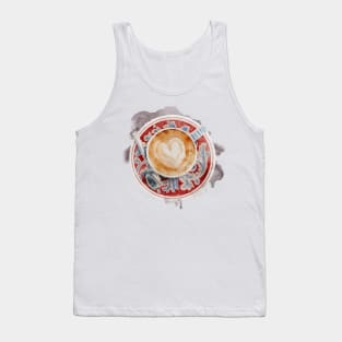 Moroccan Latte Watercolor Tank Top